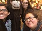 Claudia, Esa and I were exploring Miraflores, and found this llama