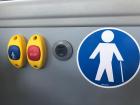 Everywhere there is equality in Finland, you can see these symbols that allow people who have disabilities to easily exit a bus