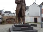 This statue of Karl Marx standing in Trier celebrates the famous political philosopher who was born here
