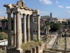 The Roman Forum in Rome, Italy, a place filled with ancient monuments and artifacts
