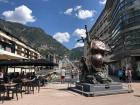 The amazing sculpture "La Noblesse du Temps" made by Salvador Dali in Andorra la Vella 