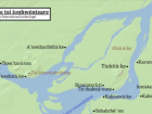Map of Montreal area with native place names... Tiohtiá:ke is the Mohawk name for Montreal