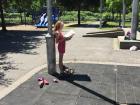 Reading at the park