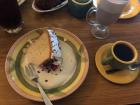 Tres leches cake and coffee after our meal!