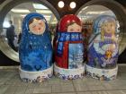 Here are some larger than life Russian nesting dolls. You could probably fit a real person inside these!