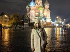 Me and St. Basil's Cathedral. This is probably the most popular spot to take photos in all of Russia!