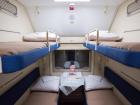 This is what the cabins looks like on the newer trains. Would you like traveling this way?