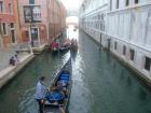 Man singing to couple on a Gondola - aww!