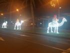 They're already putting up Christmas decorations in Alcalá, but not lighting them... yet