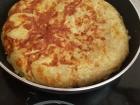 Another typical Spanish dish, tortilla de patatas (potato omlette).