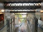 View from the Funicular, a type of transportation which is part of the metro system in Barcelona