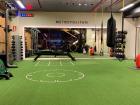 This is a picture of the gym that I go to. It has such a nice crossfit area. Crossfit is very popular here as it is in the United States