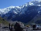 Hikes in Chile often include a nice snack or barbecue afterward