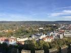 This is the view from the Torre del Homenaje, looking east