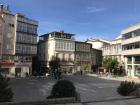 This is Plaza España, one of the main squares in Monforte de Lemos