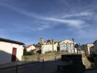 This is a view of Torre del Homenaje from the center of Monforte de Lemos