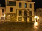 This is a picture of one of the buildings on Praza Prof. Manuel Sueiro, which is adjacent to Praza Saco y Arce