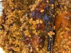 Another favorite dish is ceebu ketcha. The fish is dried and beans and vegetables are added for a spicy and smoky dish
