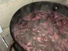 Here I am boiling hibiscus flowers to make my own bissap