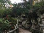 There were very pretty stone paths and bridges over the pond.