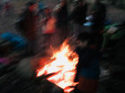 Galician Children Playing with Fire