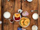 Simple camping breakfast