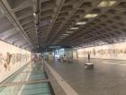 This station has an art gallery!