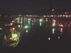 Every night in Hoi An, there is a light show in which residents and tourists place lanterns into the river. 