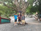 Me and two of my students at the base of Ba Den mountain. 