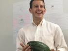 While teaching a lesson on identity, some students surprised me by giving me a watermelon. 