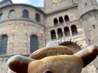 Bratwurst in front of the Dom!