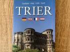 A map of Trier in four different languages: German, English, French, and Dutch