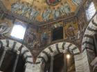 The inside of Aachen Cathedral