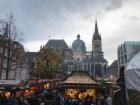 Aachen town hall and Christmas market 