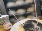 Sweet steamed dumpling with vanilla and poppy seeds 