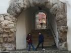 My siblings at the Roman gate in Regensburg