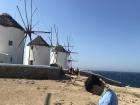 Interesting picture of the Greek windmills