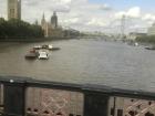 On occasion, people take boat rides in London