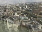 A rainy view from the London Sky Garden... it is definitely umbrella season!