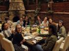 The first time I went to Kosovo in 2016--my study abroad group and I are eating traditional food in an amazing restaurant in Prishtina