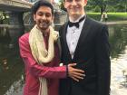 Senior Prom with my best friend Manan! 