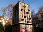 Tübingen loves animals, so one can find these mini-hotels for feathered friends fully occupied through the winter