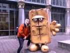 Bernd the Bread is a melancholy cartoon character on East German TV shows, almost similar to Spongebob in the US