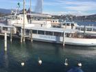 One of the many boats on Lake Geneva - they sail to and from France!