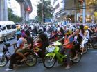 This is how most roads look in Thailand, although it’s less crowded in rural areas (Photo by Thaiger)