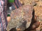 Gold ore found at the mountain