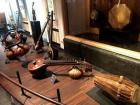 The Museum of Musical Instruments in Brussels has one of the largest collections of instruments in the world; here you see a mridangam and veena from India 