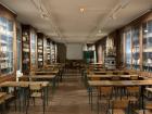 An old classroom inside the museum chemistry building