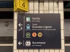 Signs in the Métro system are very helpful—if you can understand the French!