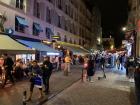 As you can see in this photo downtown Paris is very popular at night